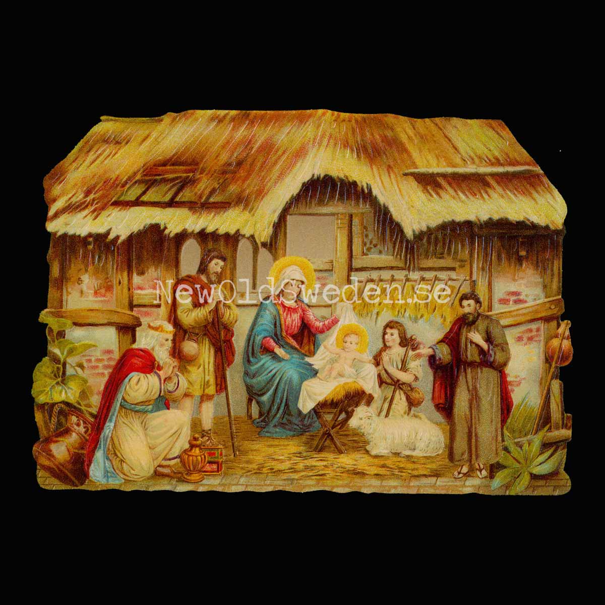 Nativity Scene 16x11.5 cm - Bokmärke © Ernst Freihoff 5066