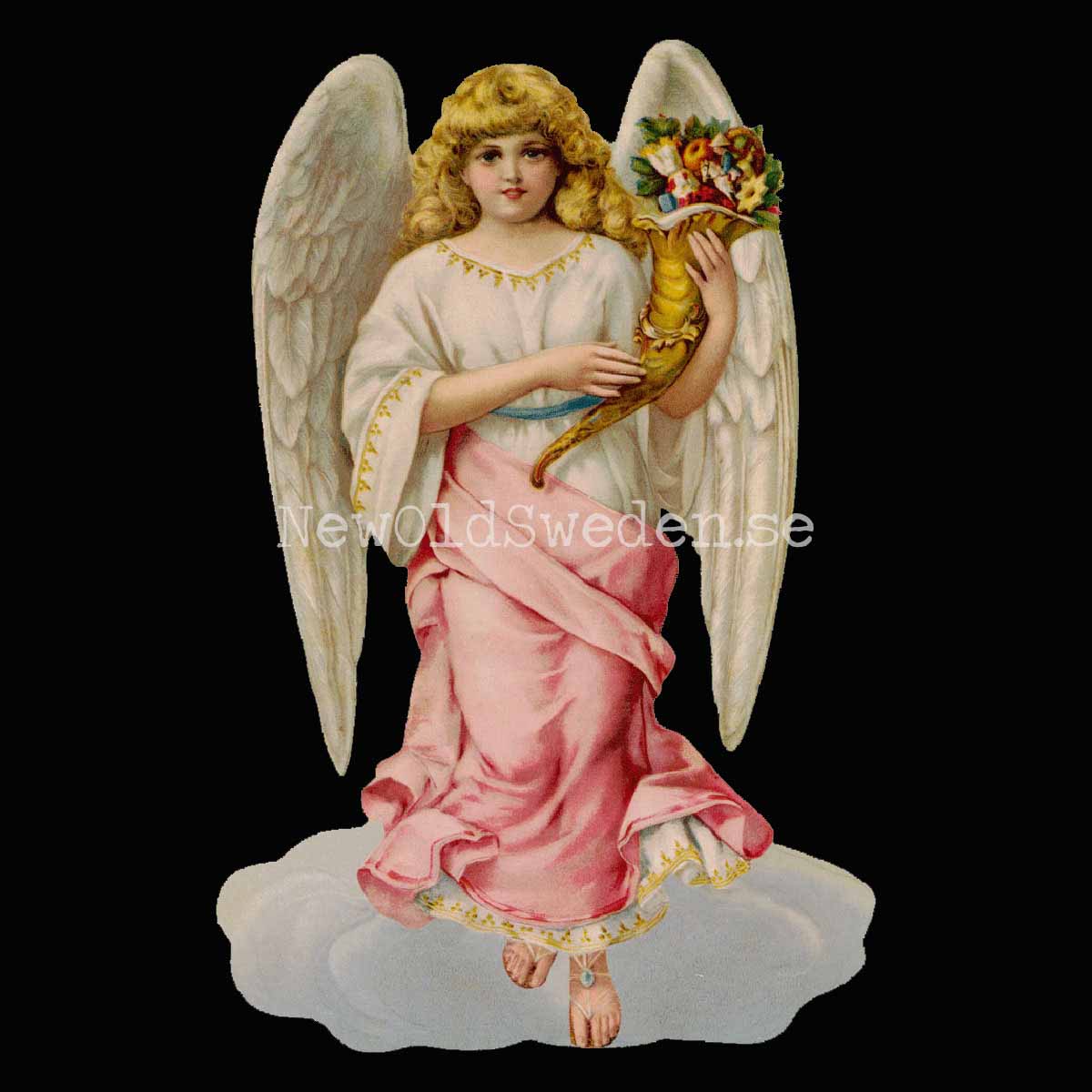 Angel Rosa 11x16.5 cm - Bokmärke © Ernst Freihoff 5170