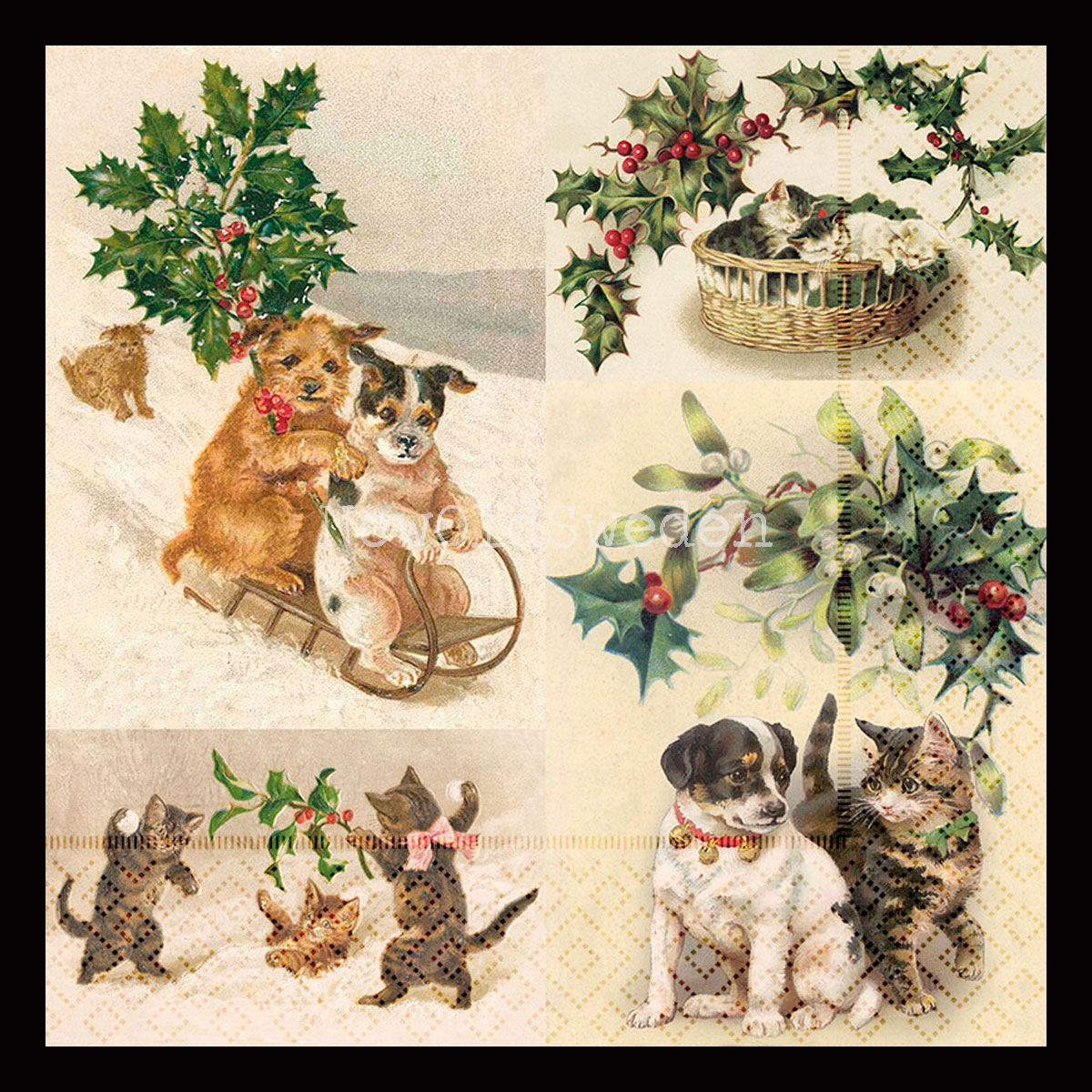 Juldjur Servett 33 x 33 cm