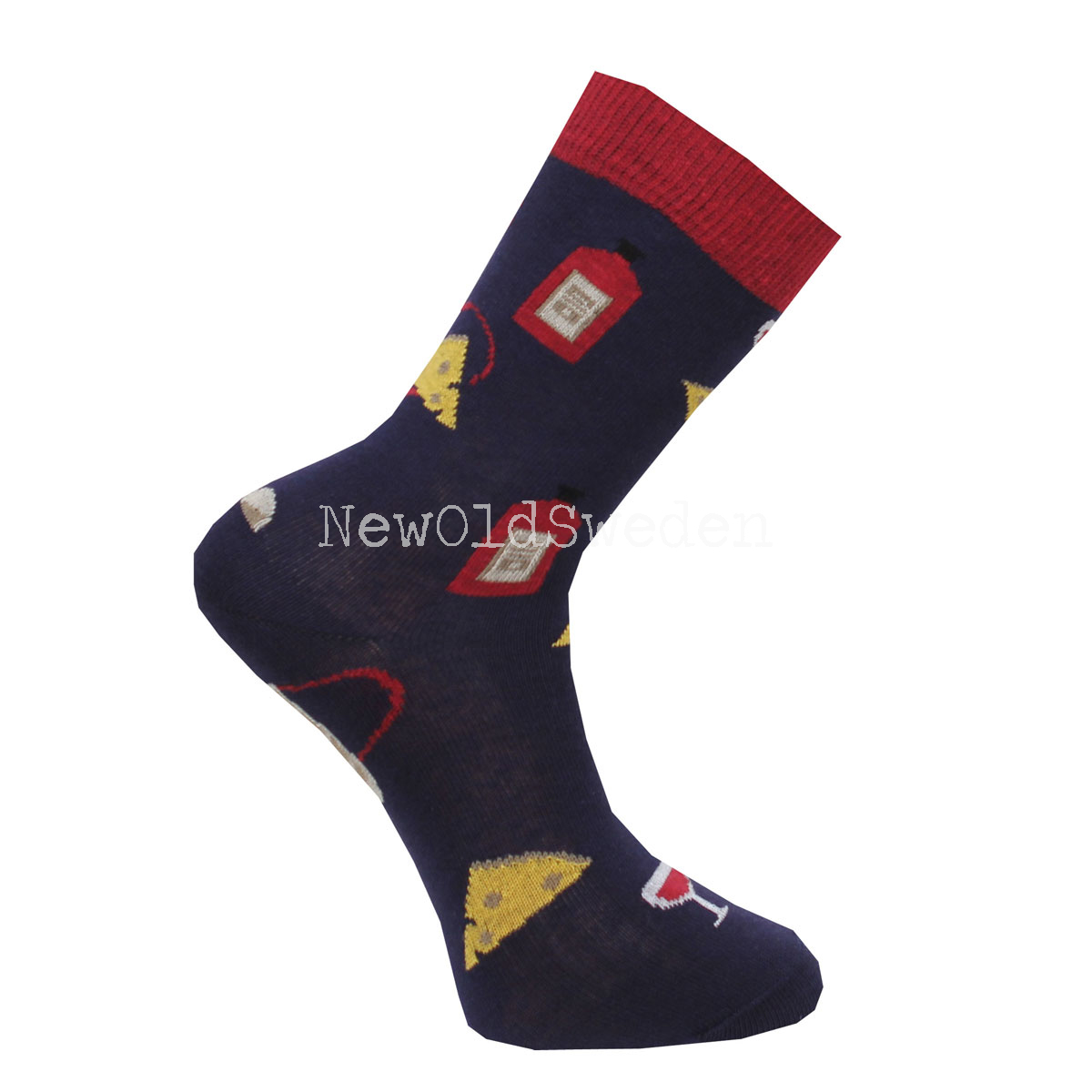 Millers Wine 41-45 Fun socks  - 2800 - 2