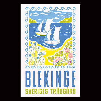 BLEKINGE - 1950 - Vykort 12 x 18 cm