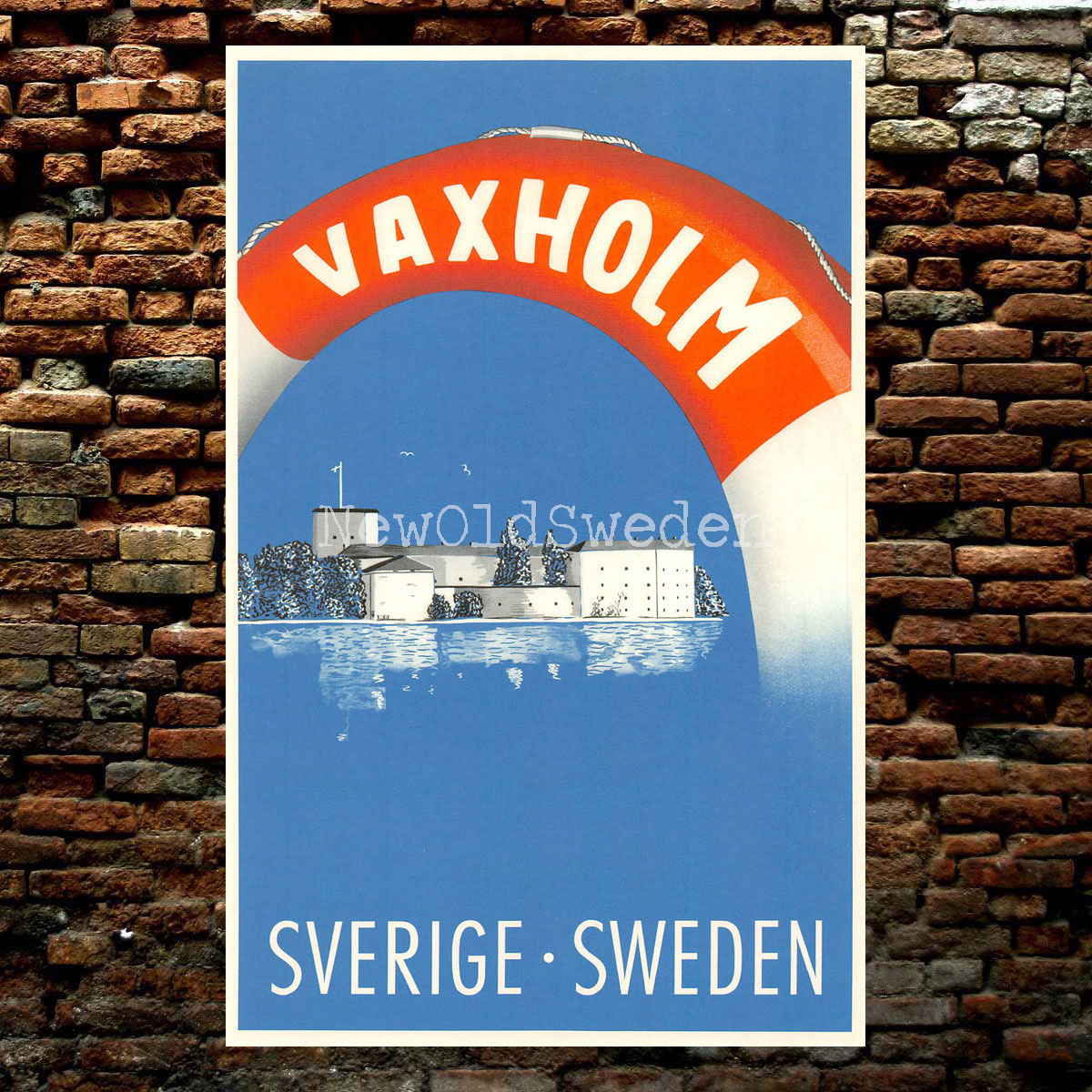 VAXHOLM - 1947 - Vykort 12 x 18 cm - 2