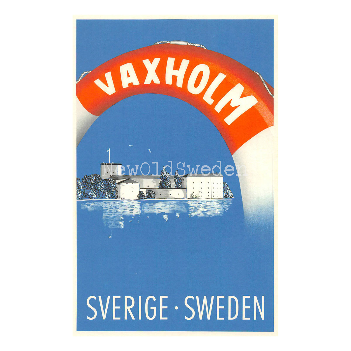VAXHOLM - 1947 - Vykort 12 x 18 cm - 4