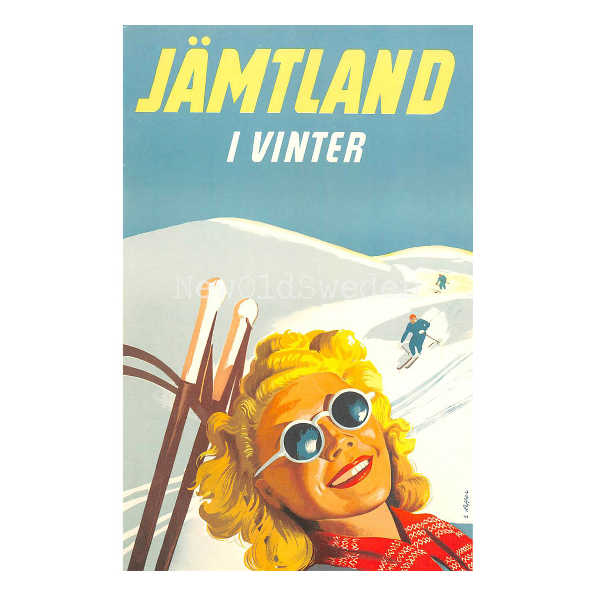 JÄMTLAND I VINTER - 1950 - 4