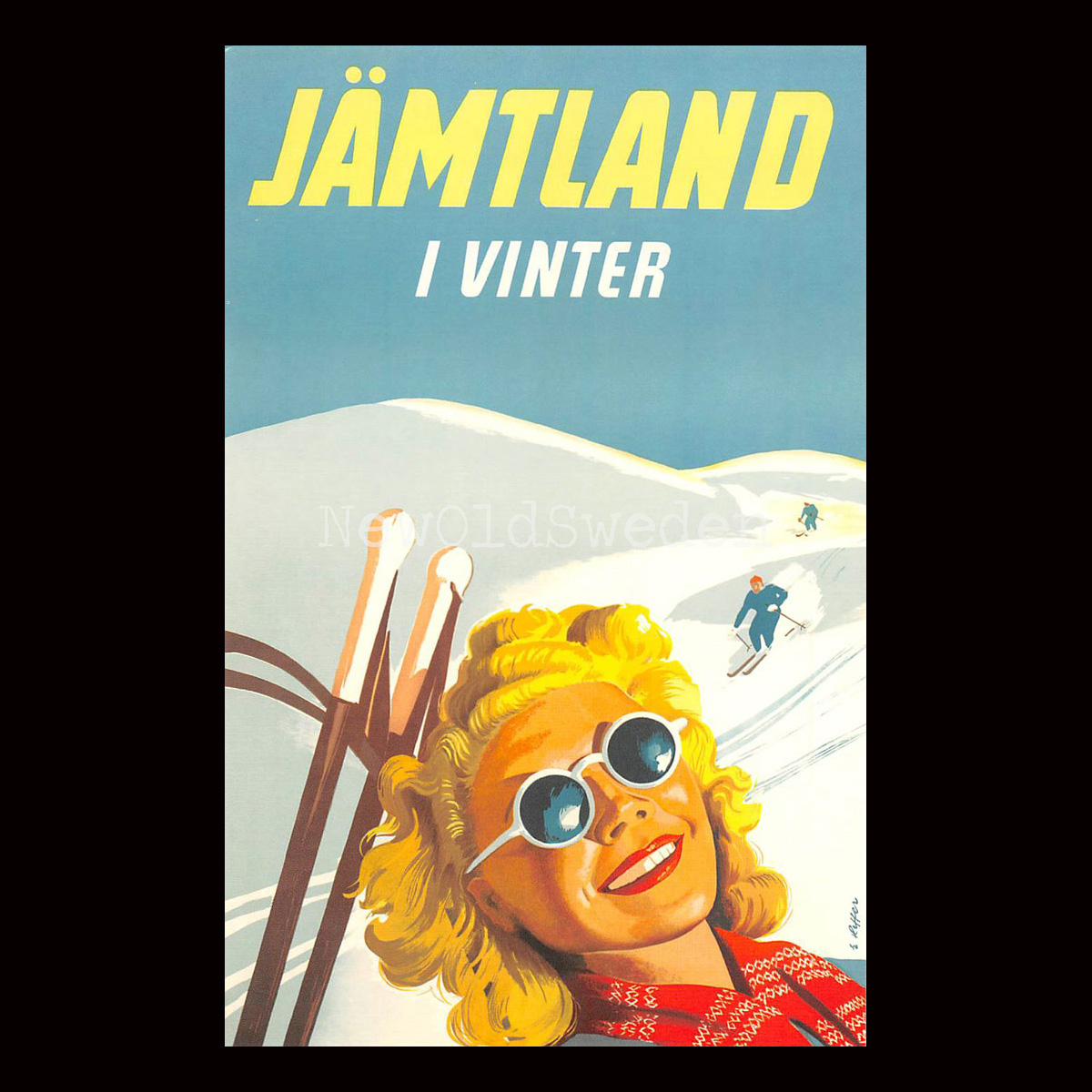 JÄMTLAND I VINTER - 1950