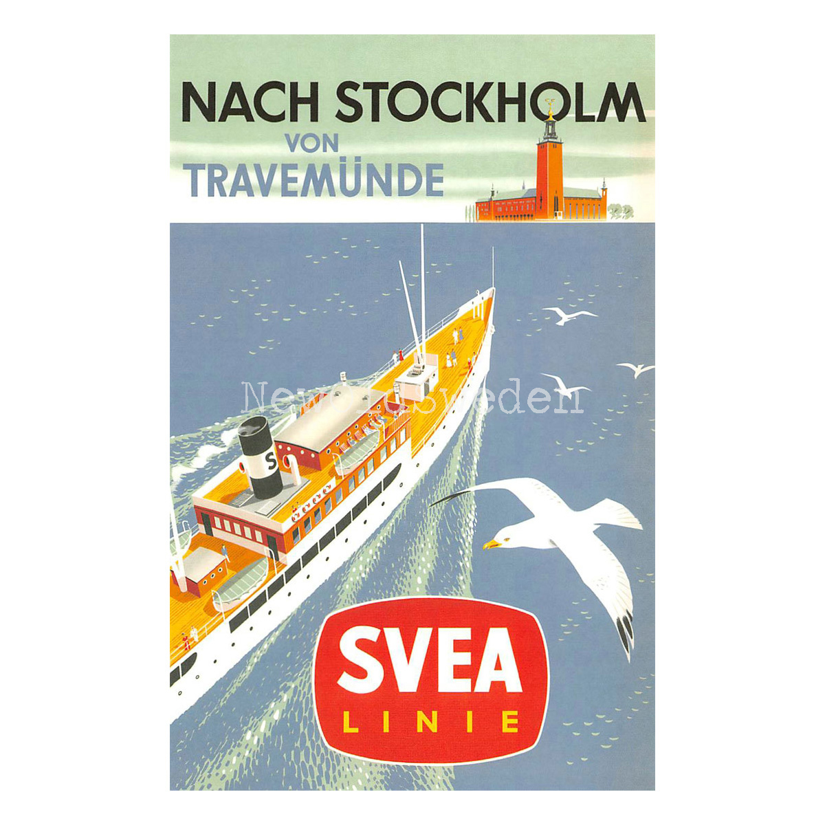 NACH STOCKHOLM VON TRAVEMÜNDE - 1955 - 4