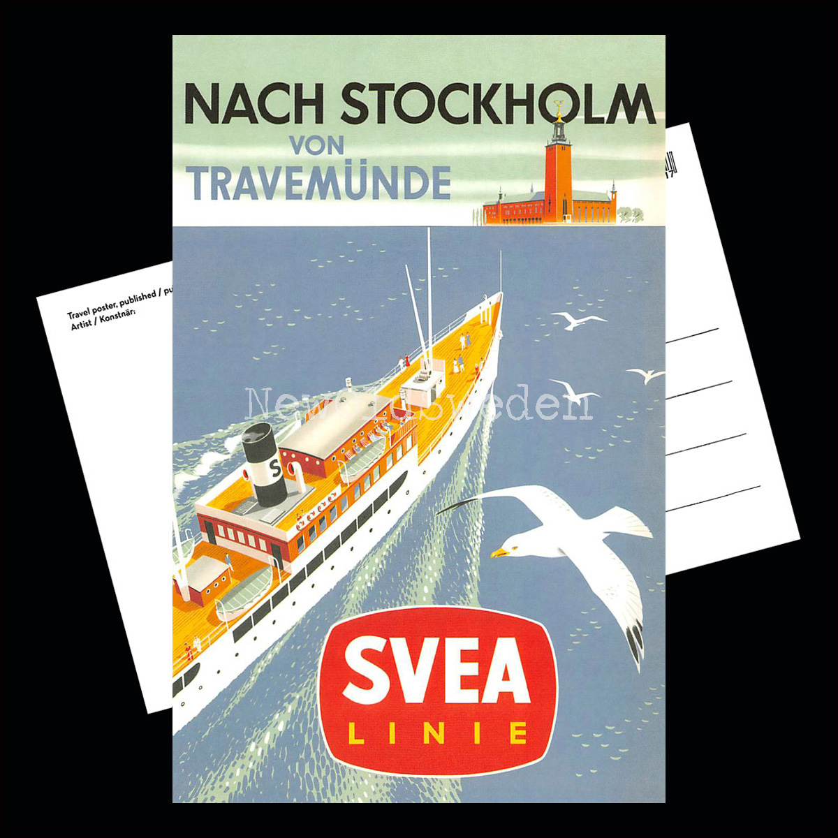 NACH STOCKHOLM VON TRAVEMÜNDE - 1955 - 3