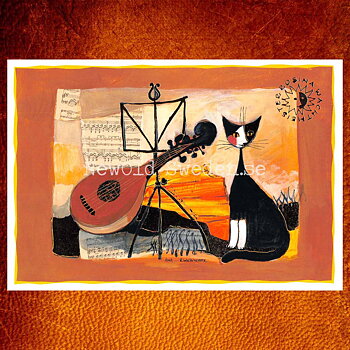 Musical cat - Rosina Wachtmeister - 750