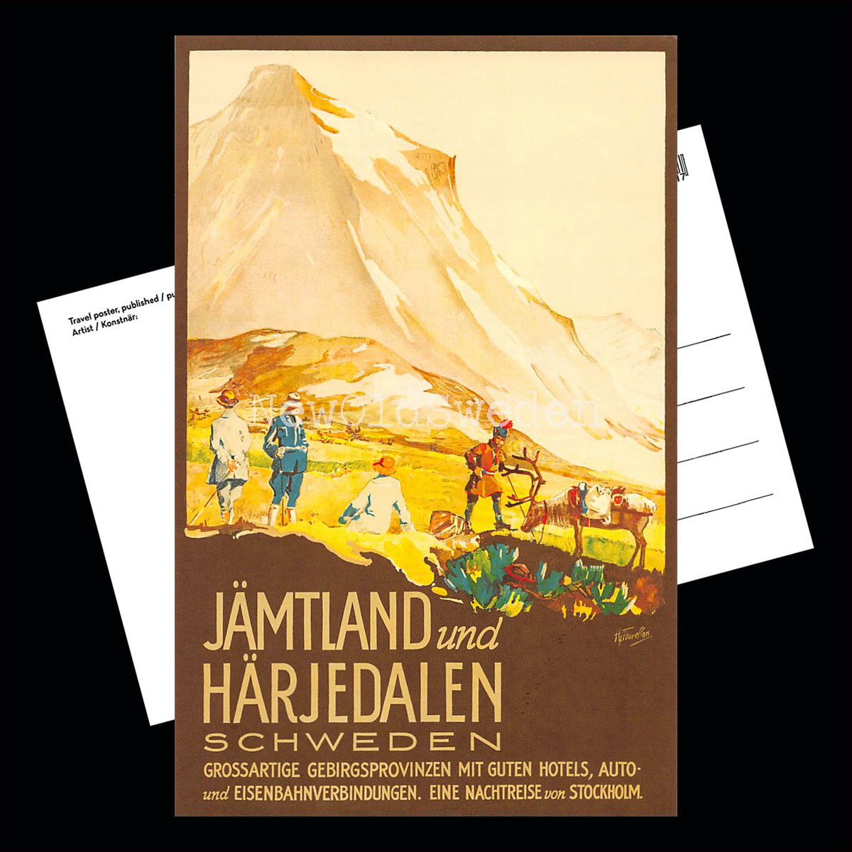 Jämtland und Härjedalen - 1930-tal - Vykort 12 x 18 cm - 3