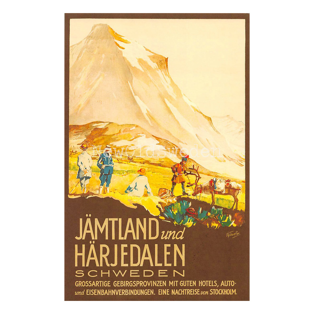 Jämtland und Härjedalen - 1930-tal - Vykort 12 x 18 cm - 4