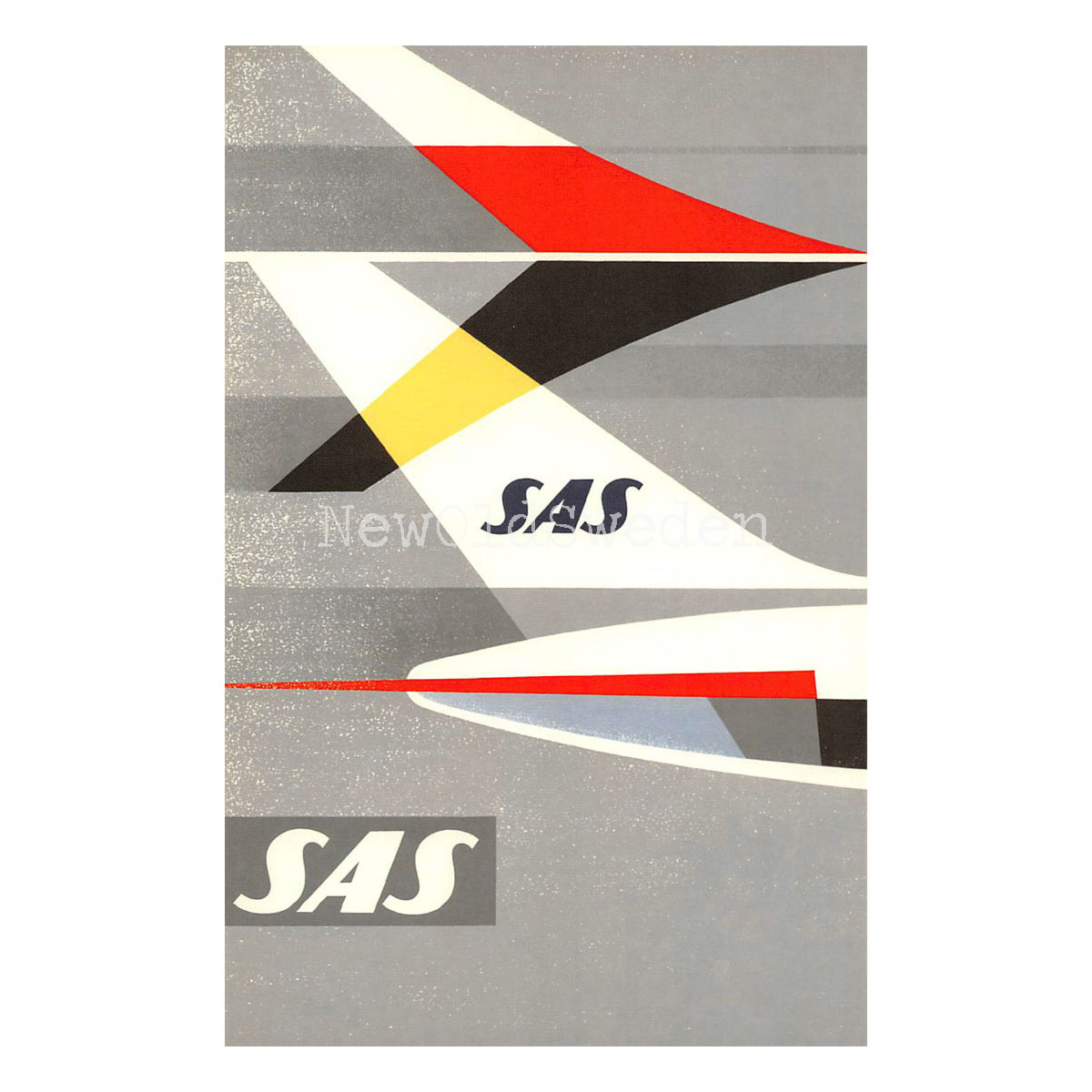 SAS - 1960 - Vykort 12 x 18 cm - 4