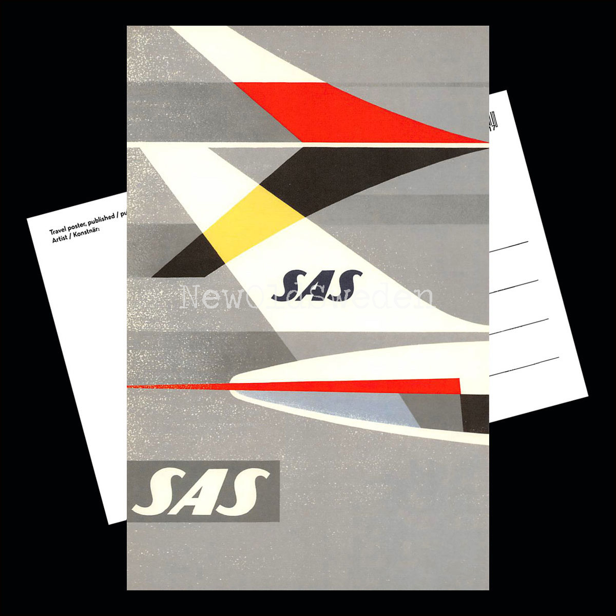 SAS - 1960 - Vykort 12 x 18 cm - 3