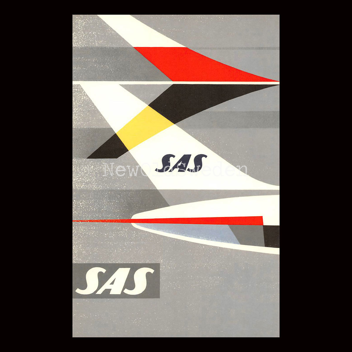 SAS - 1960 - Vykort 12 x 18 cm