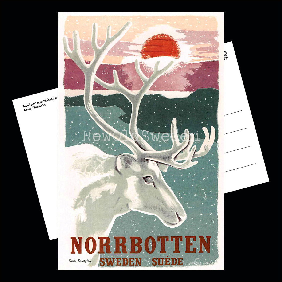 NORRBOTTEN - 1952 - Vykort 12 x 18 cm - 3