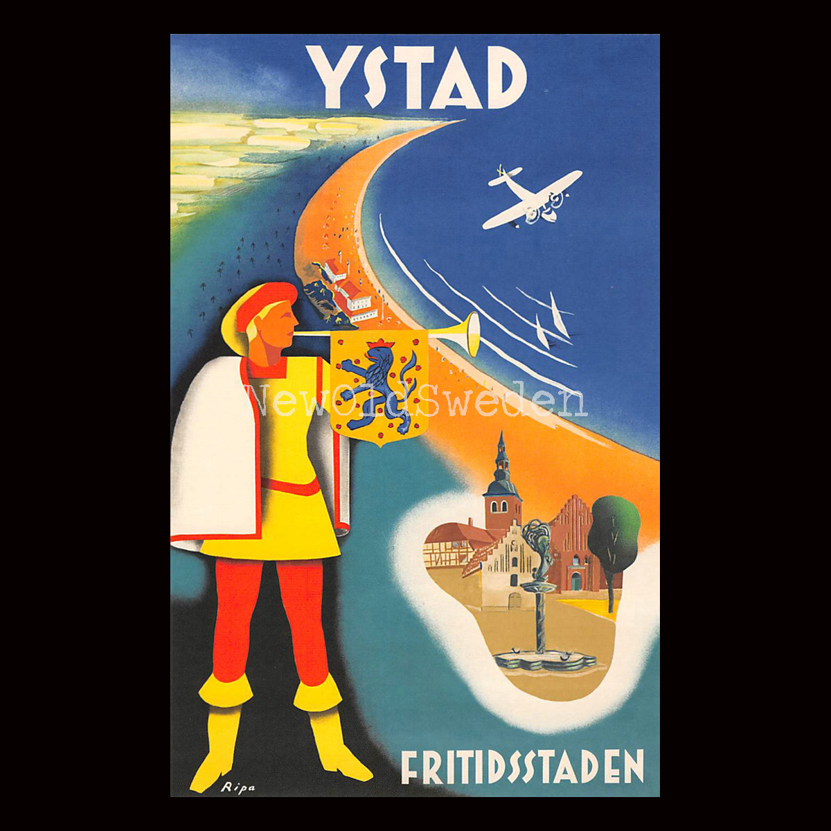 YSTAD FRITIDSSTADEN - 1936