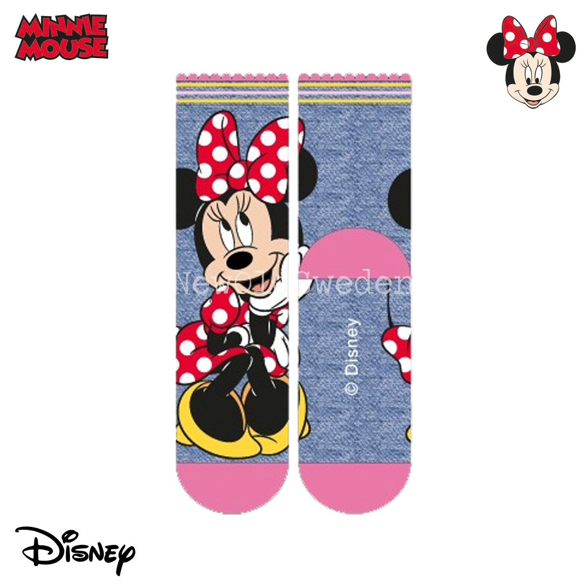 Socka Minnie Mouse 27-30 Disney Originals 1650 - 2