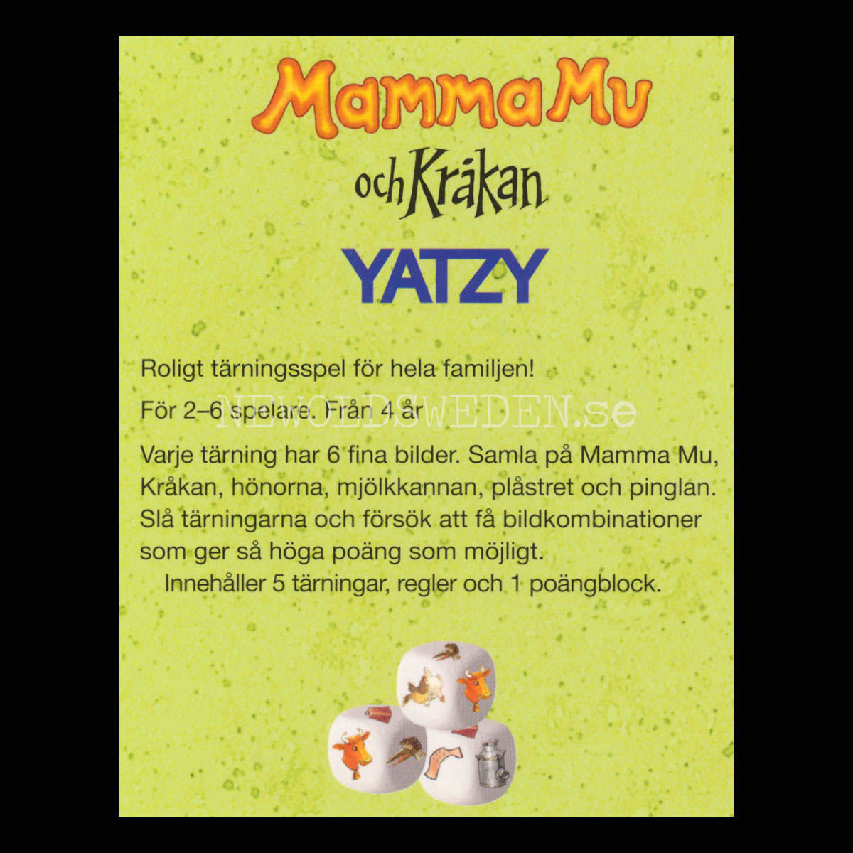 YATZY Mamma Mu och Kråkan -  Jujja Wieslander - 2