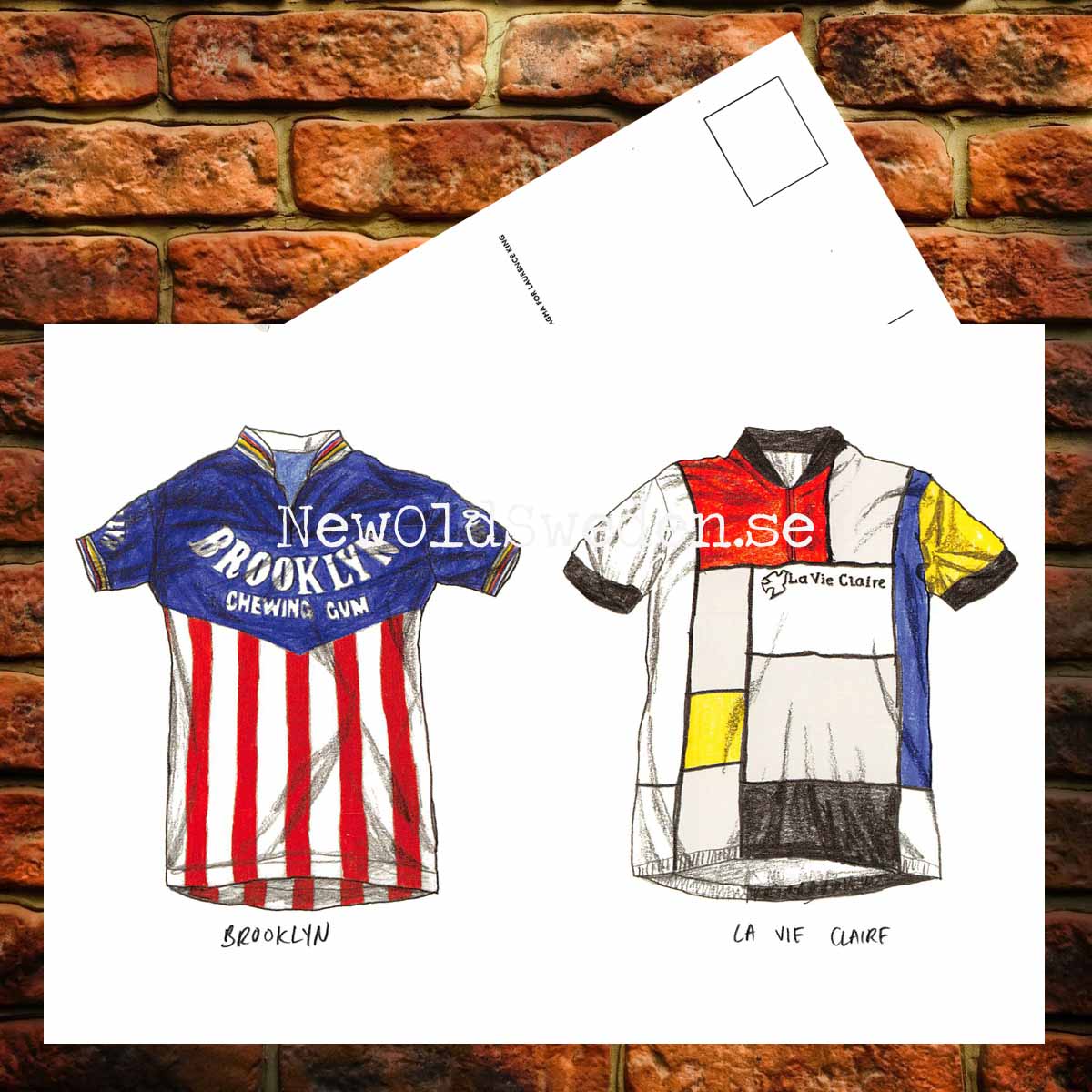 Team Brooklyn - La Vie Claire jersey - Card No. 3 - 3