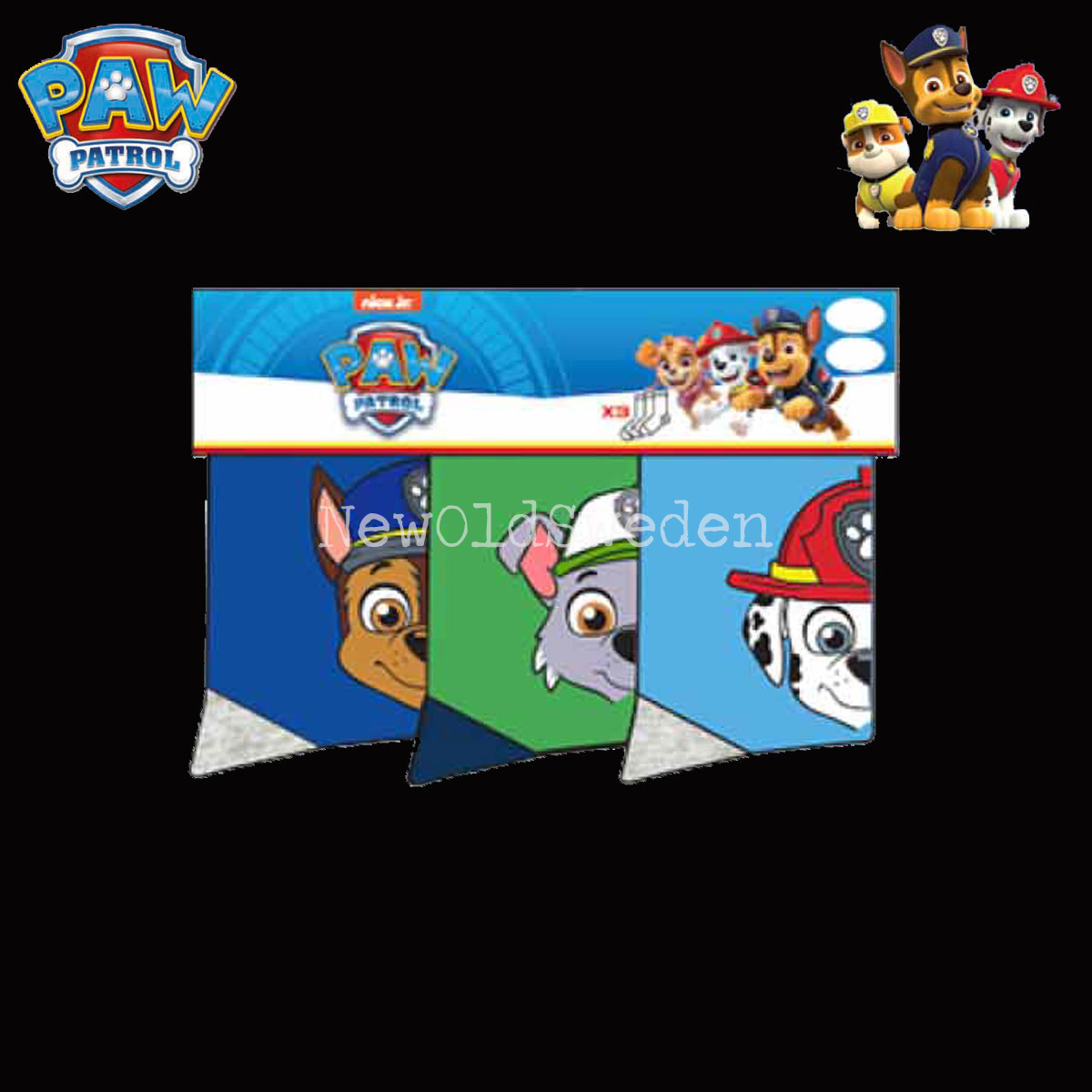 Socka 3-pack - Stl. 31/34 - PAW PATROL Original 1500 - 3