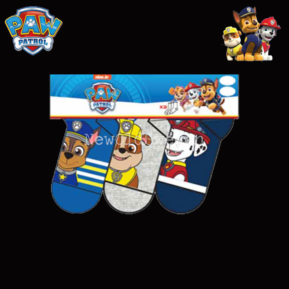 Socka 3-pack - Stl. 23/26 - PAW PATROL Original 1800 - 3