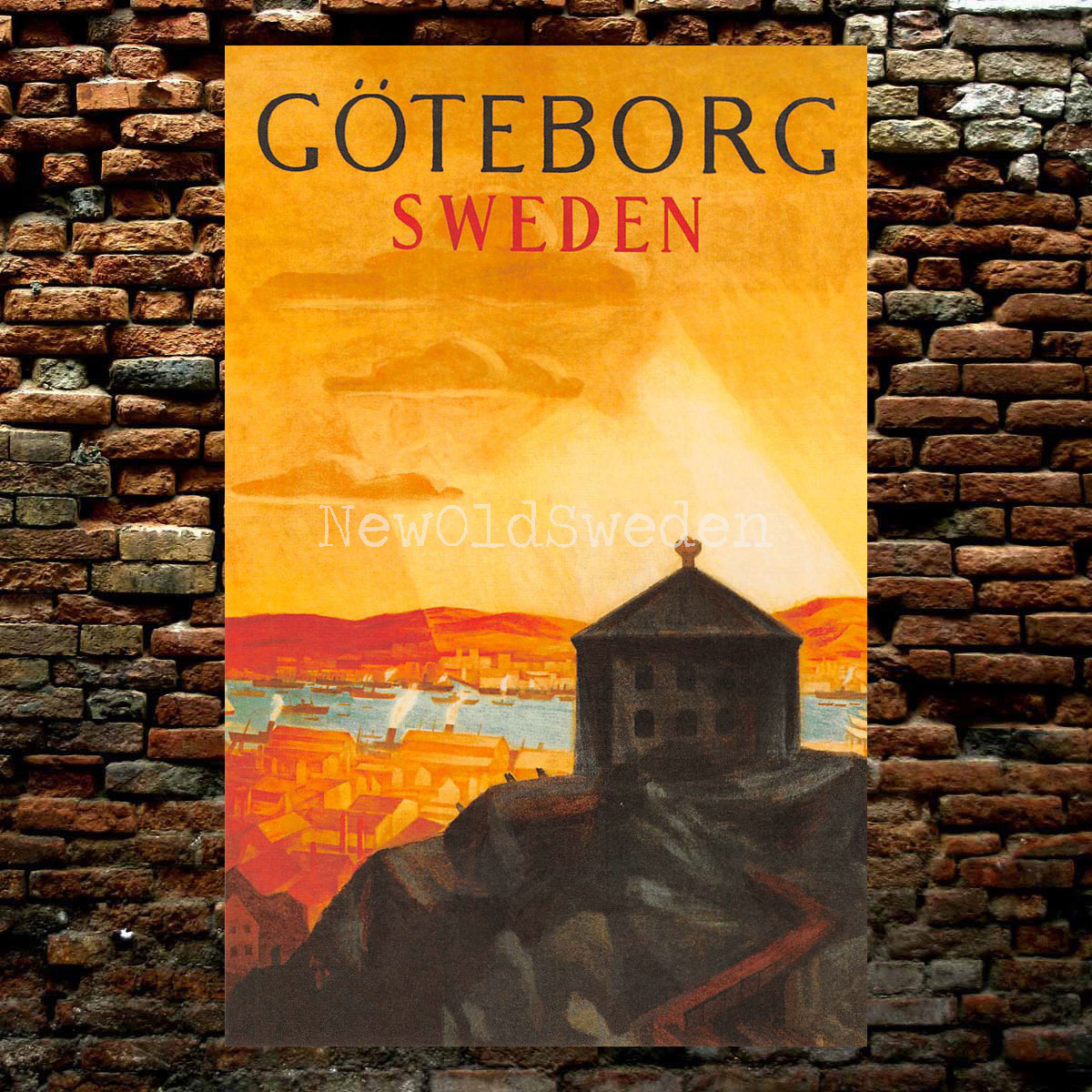 GÖTEBORG SWEDEN - 1920 - Vykort 12 x 18 cm - 2