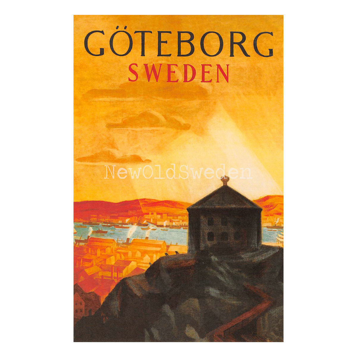 GÖTEBORG SWEDEN - 1920 - Vykort 12 x 18 cm - 4