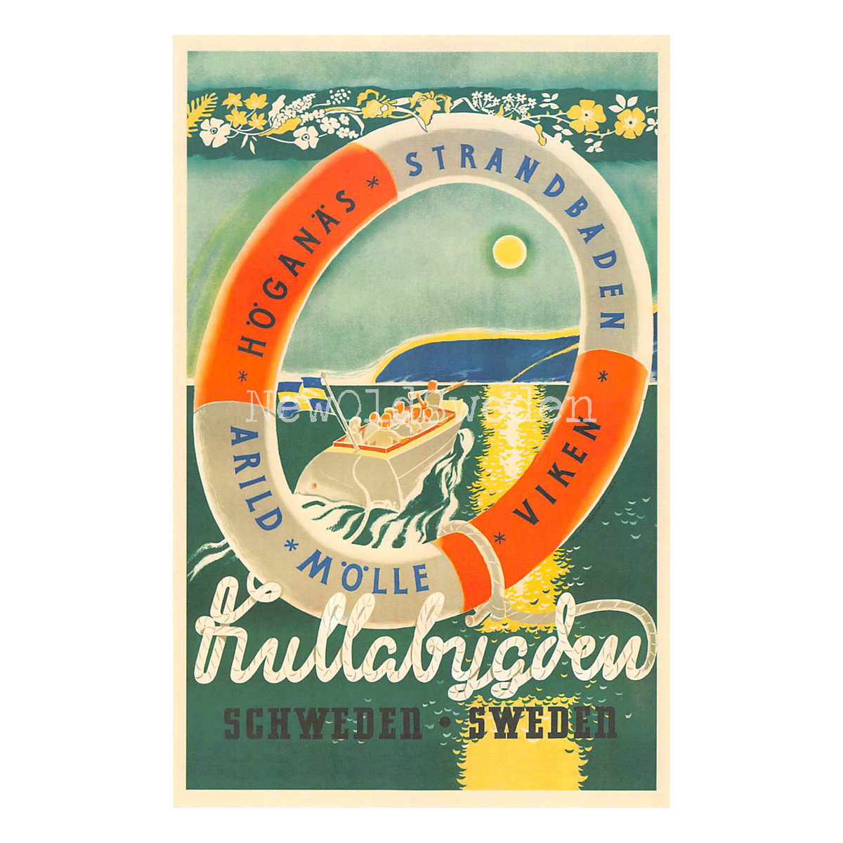 Kullabygden - 1950-tal - Vykort 12 x 18 cm - 4