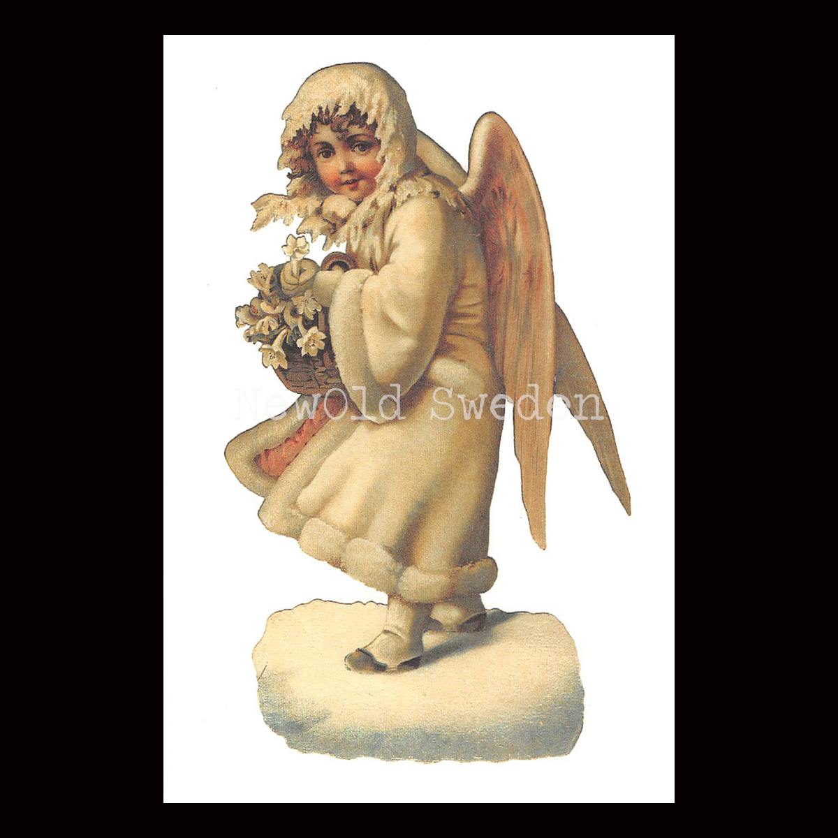 Skyddsängel Vintage Vykort Nr: 8 - 10 x 15 cm - 425
