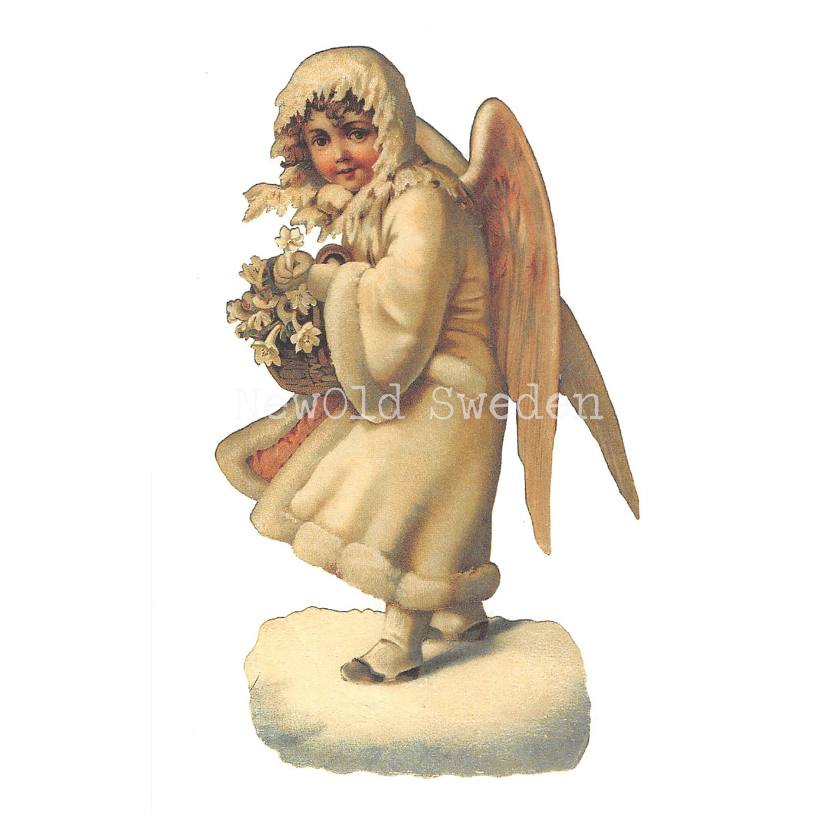 Skyddsängel Vintage Vykort Nr: 8 - 10 x 15 cm - 425 - 4