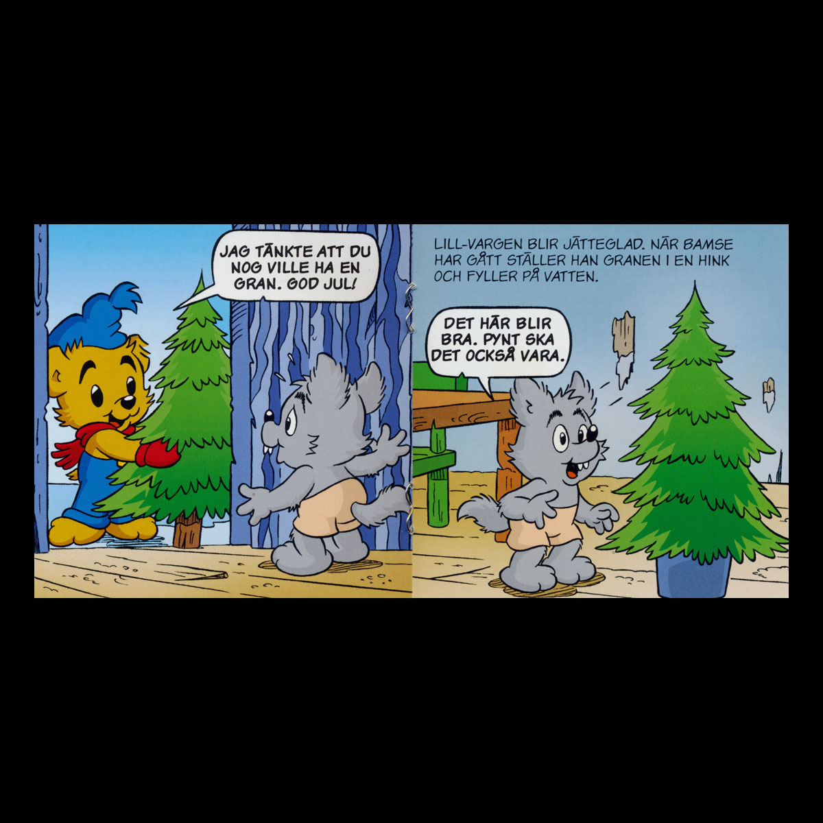 LILL-VARGENS JUL - BAMSE MINIBÖCKER - MB268 - 24 - 3