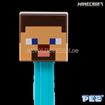 PEZ Dispenser STEVE + Candy - Minecraft - PE100