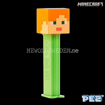 PEZ Dispenser ALEX + Candy - Minecraft - PE100