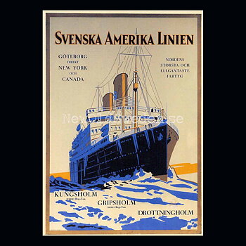Svenska Amerika Linien SAL - Vykort A5