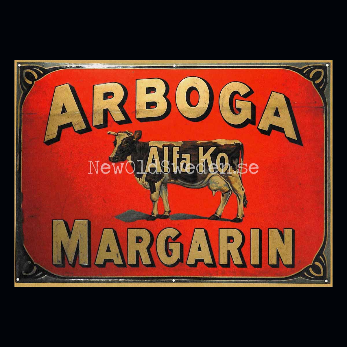 ARBOGA MARGARIN Alfa Ko - Vykort A5