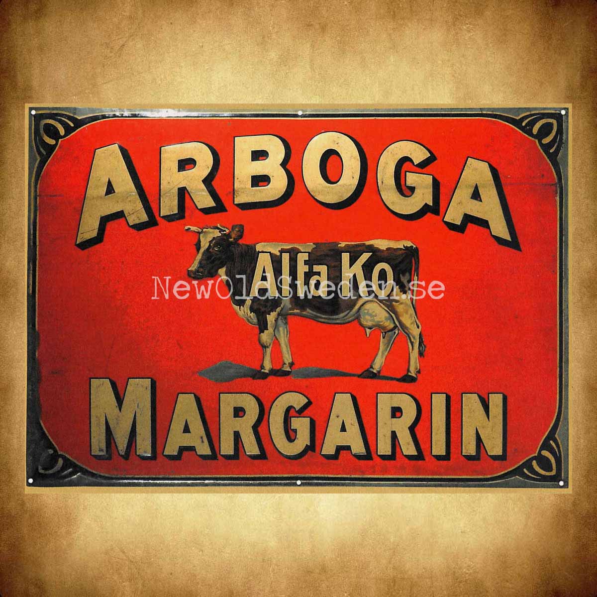 ARBOGA MARGARIN Alfa Ko - Vykort A5 - 2