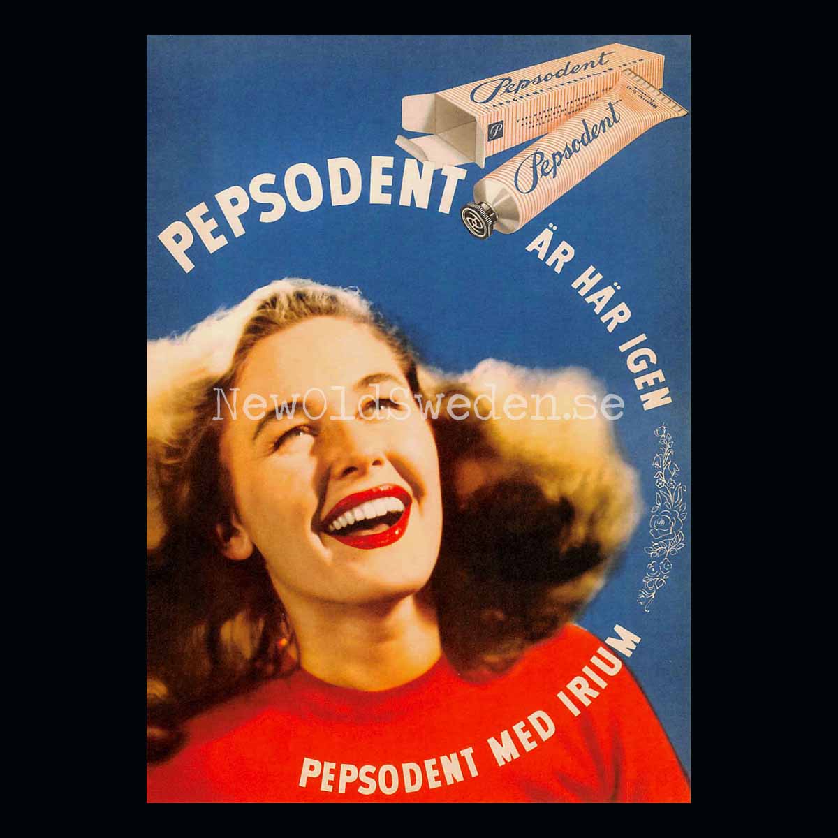 Pepsodent Tandkräm - Vykort A5