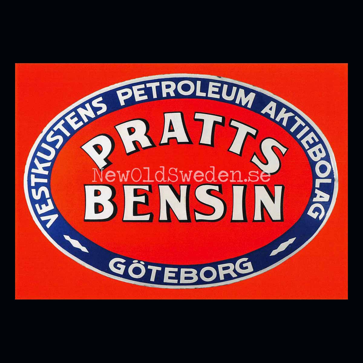 Vestkustens Petroleum AB Göteborg - Pratts Bensin - Vykort A5