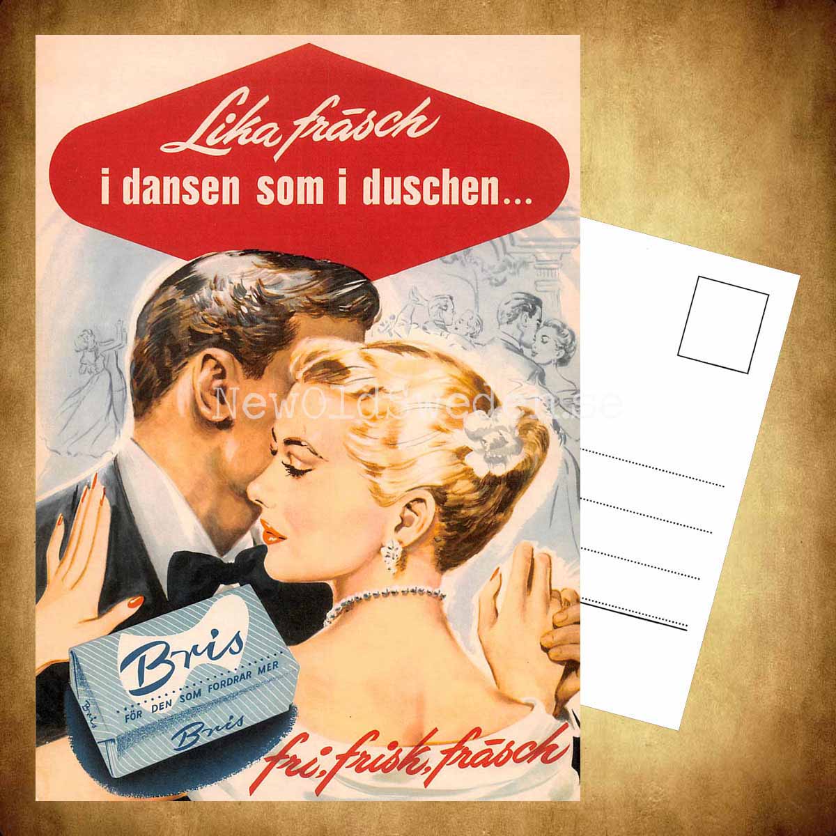 Bris- fri, frisk, fräsch - Vykort A5 - 3