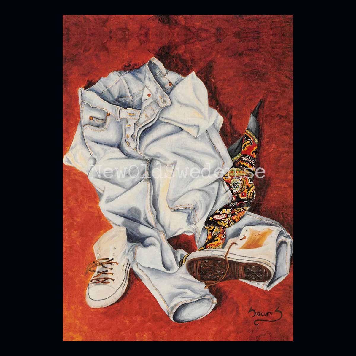 Jeans Souri S. - Vykort A5