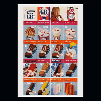 GB-Glass 1969 - Nr: 5 av 5 - Vykort A5