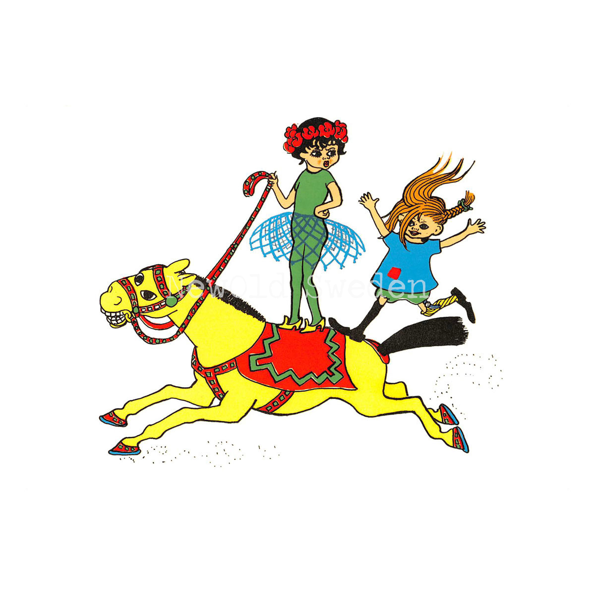 Pippi Långstrump Nr: 15 - Ingrid Vang Nyman - Vykort A6 - 325 - 3