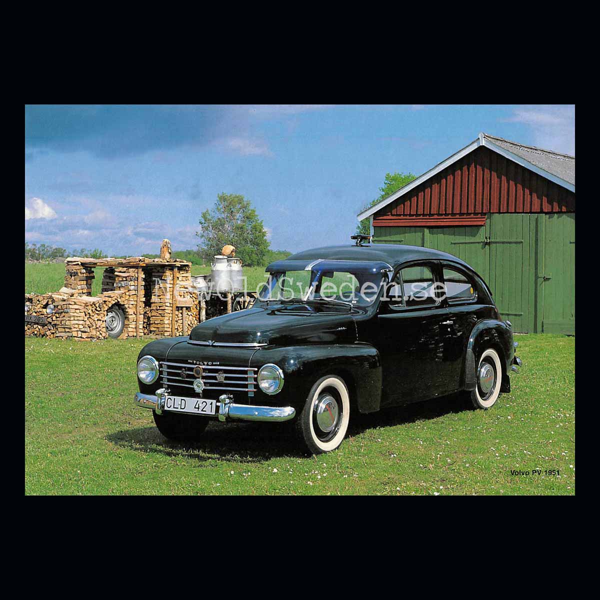Volvo PV 1951 - Vykort A5