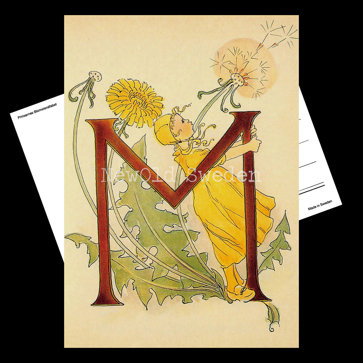 Blomsteralfabetet M - MASKROS Ottilia Adelborg - 725 - 2