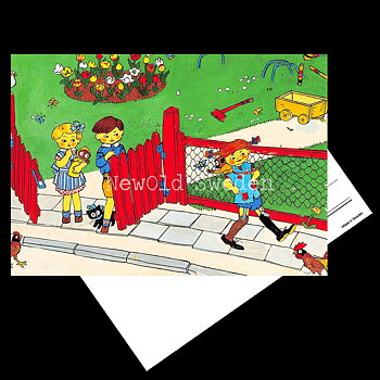 Pippi Långstrump Nr: 3 - Ingrid Vang Nyman - Vykort A6 - 325