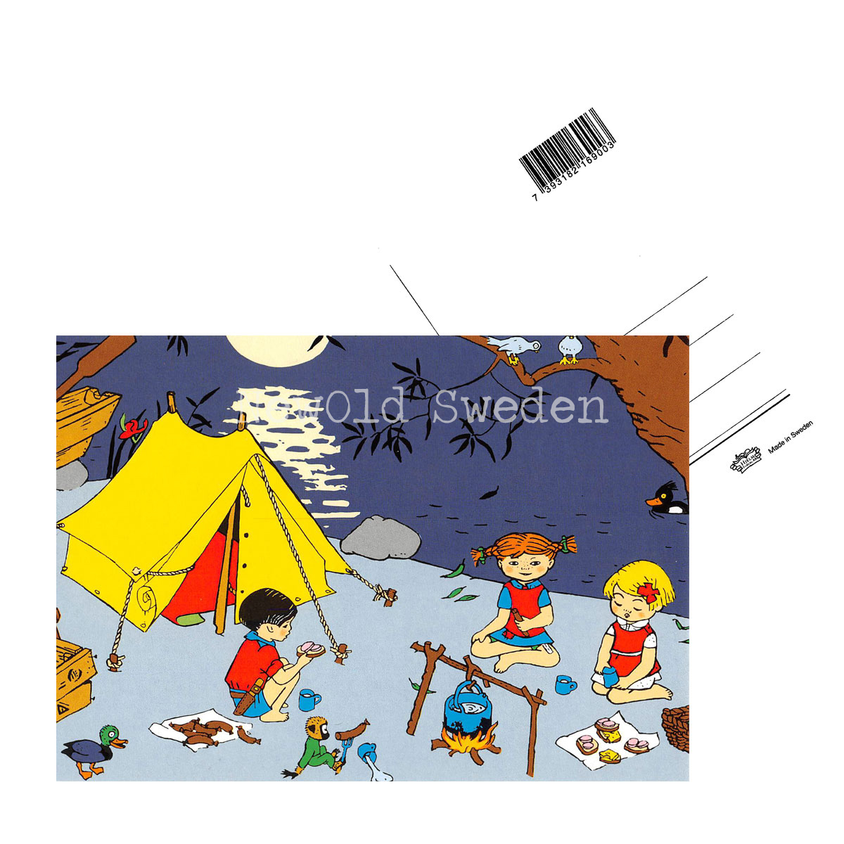 Pippi Långstrump Nr: 1 - Ingrid Vang Nyman - Vykort A6 - 325 - 4