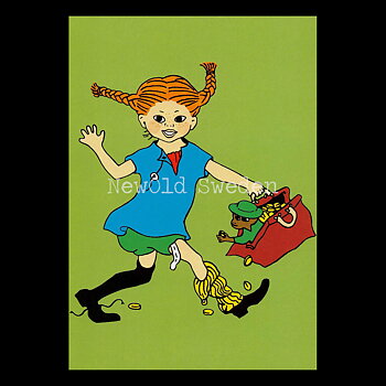 Pippi Långstrump Nr: 14 - Ingrid Vang Nyman - Vykort A6 - 325