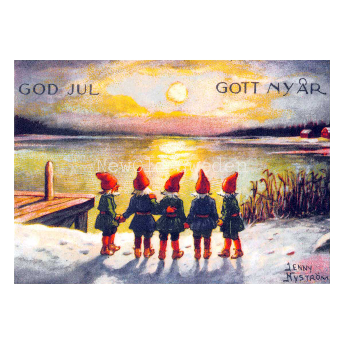 GOD JUL & GOTT NYÅR - Jenny Nyström - 850 - 4