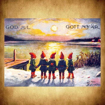 GOD JUL & GOTT NYÅR - Jenny Nyström - 850