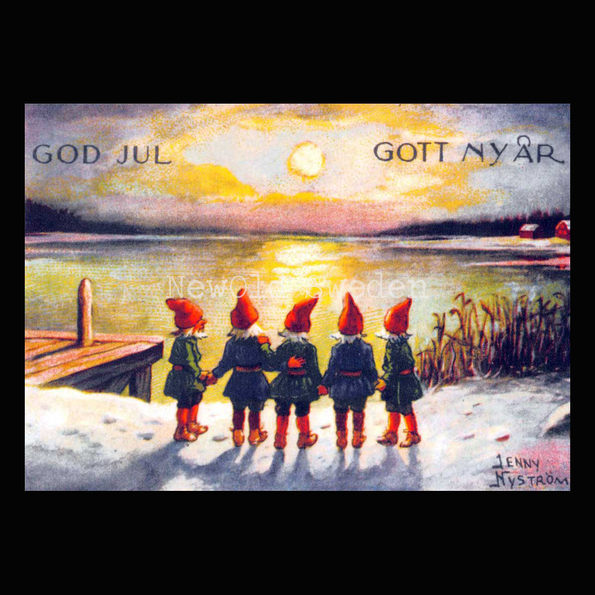 GOD JUL & GOTT NYÅR - Jenny Nyström - 850