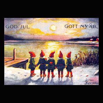 GOD JUL & GOTT NYÅR - Jenny Nyström - 850